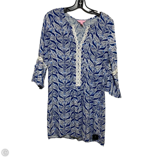 Dress Designer By Lilly Pulitzer In Blue, Size: M