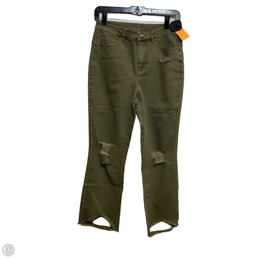 Jeans Cropped By Giuliana In Green, Size: 4