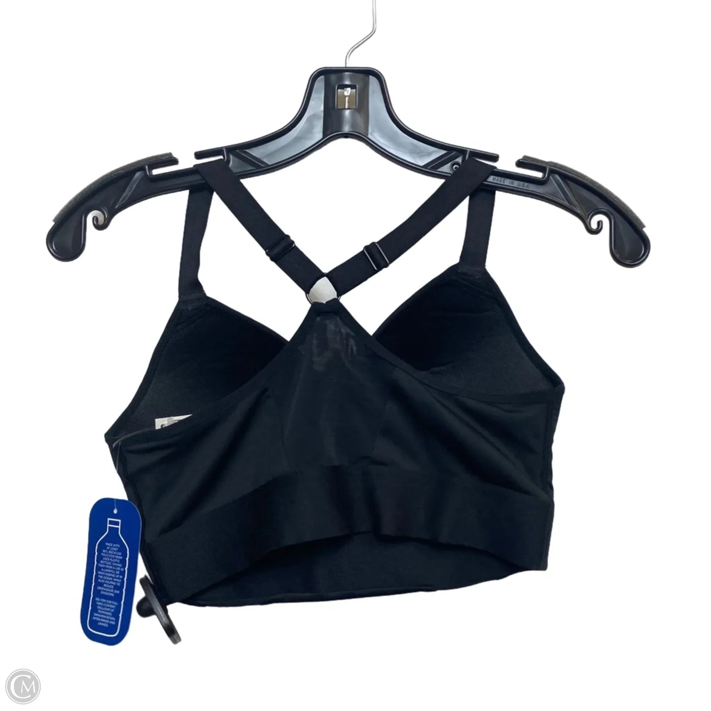 Athletic Bra By Mta Sport In Black, Size: S