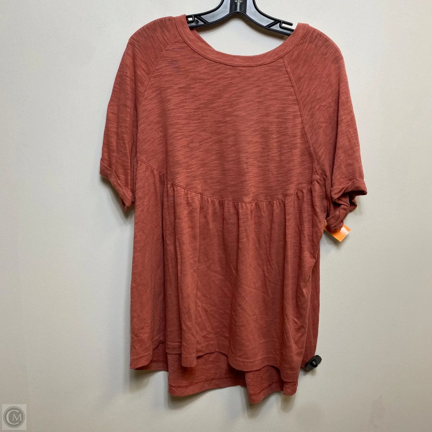 Top Short Sleeve By American Eagle In Red, Size: L