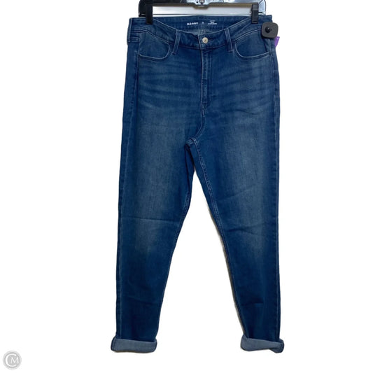 Jeans Skinny By Old Navy In Blue Denim, Size: 12