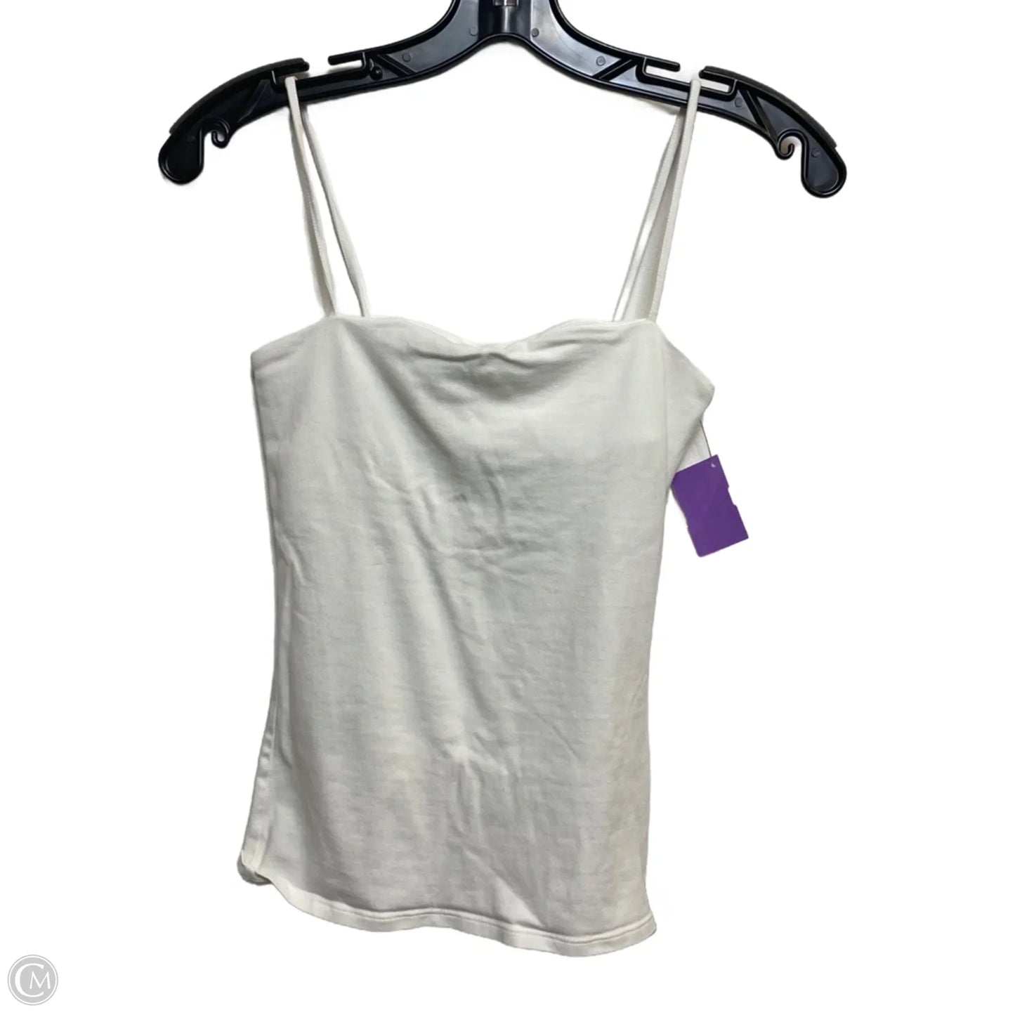 Top Sleeveless Basic By Express In White, Size: Xs