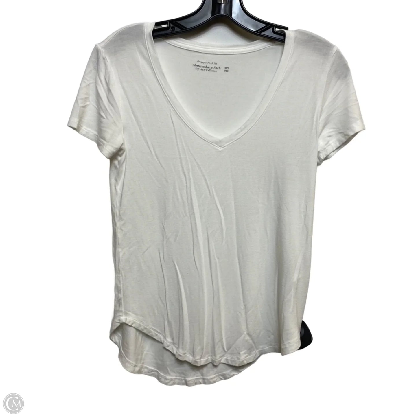 Top Short Sleeve Basic By Abercrombie And Fitch In White, Size: Xs