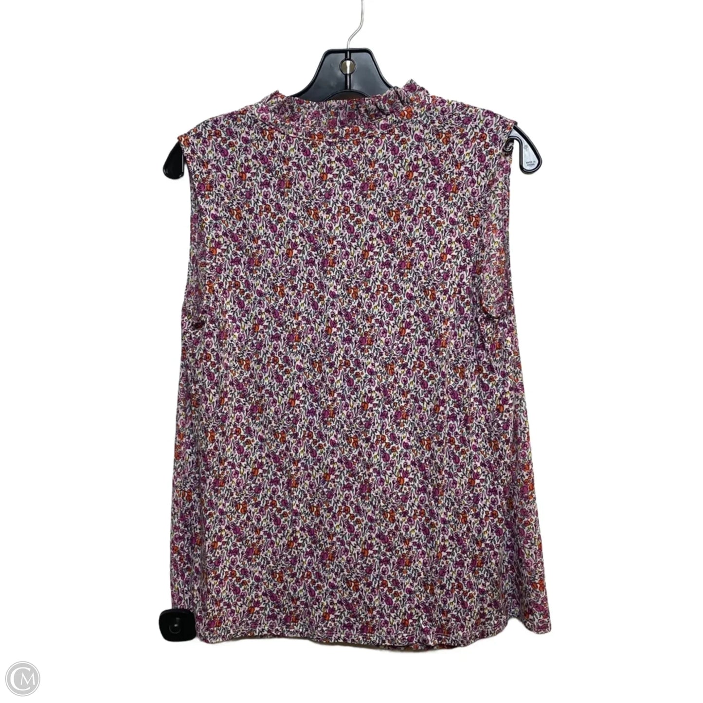 Top Sleeveless By Loft In Pink, Size: S