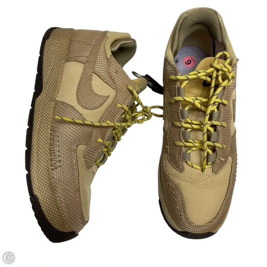 Shoes Sneakers By Nike In Gold, Size: 9