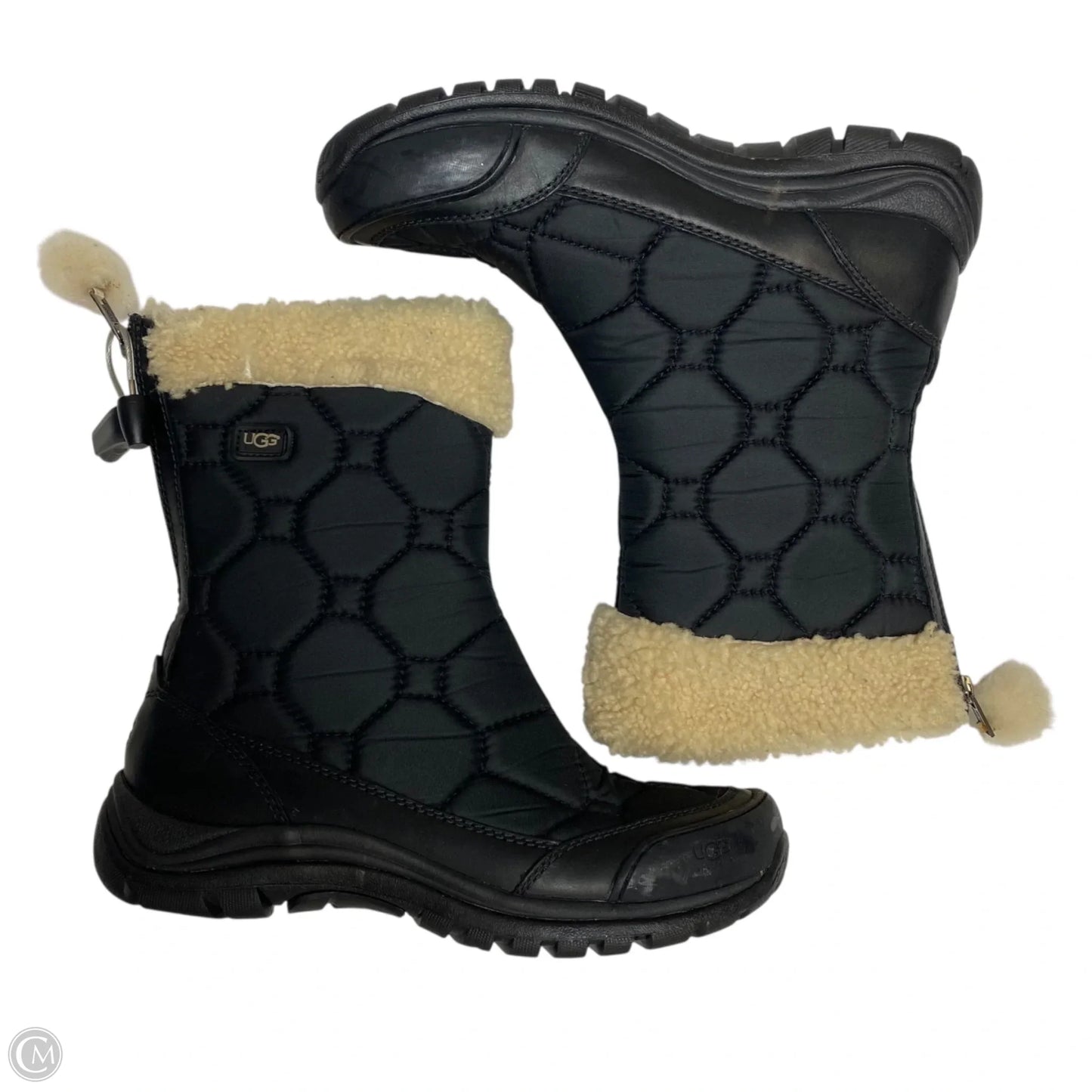 Boots Designer By Ugg In Black, Size: 8