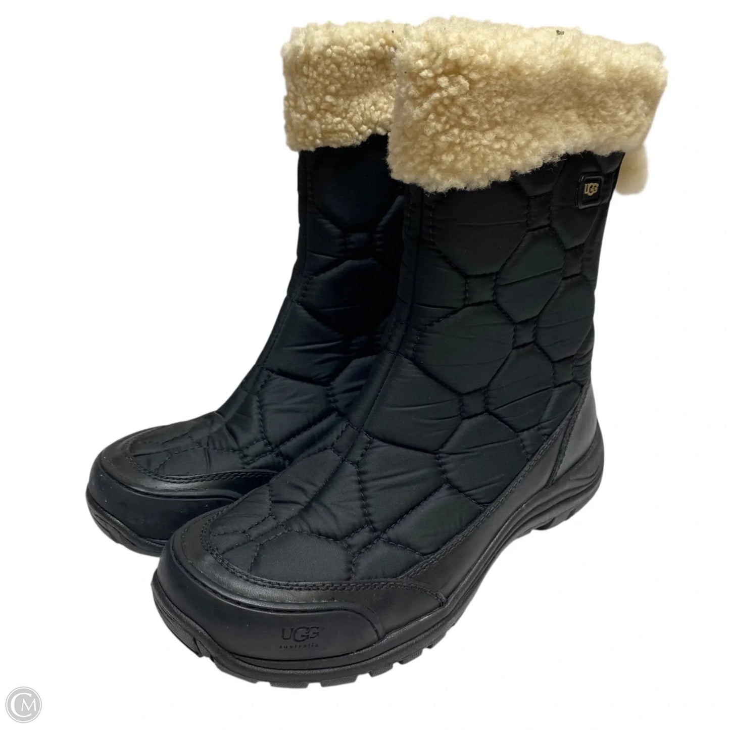 Boots Designer By Ugg In Black, Size: 8