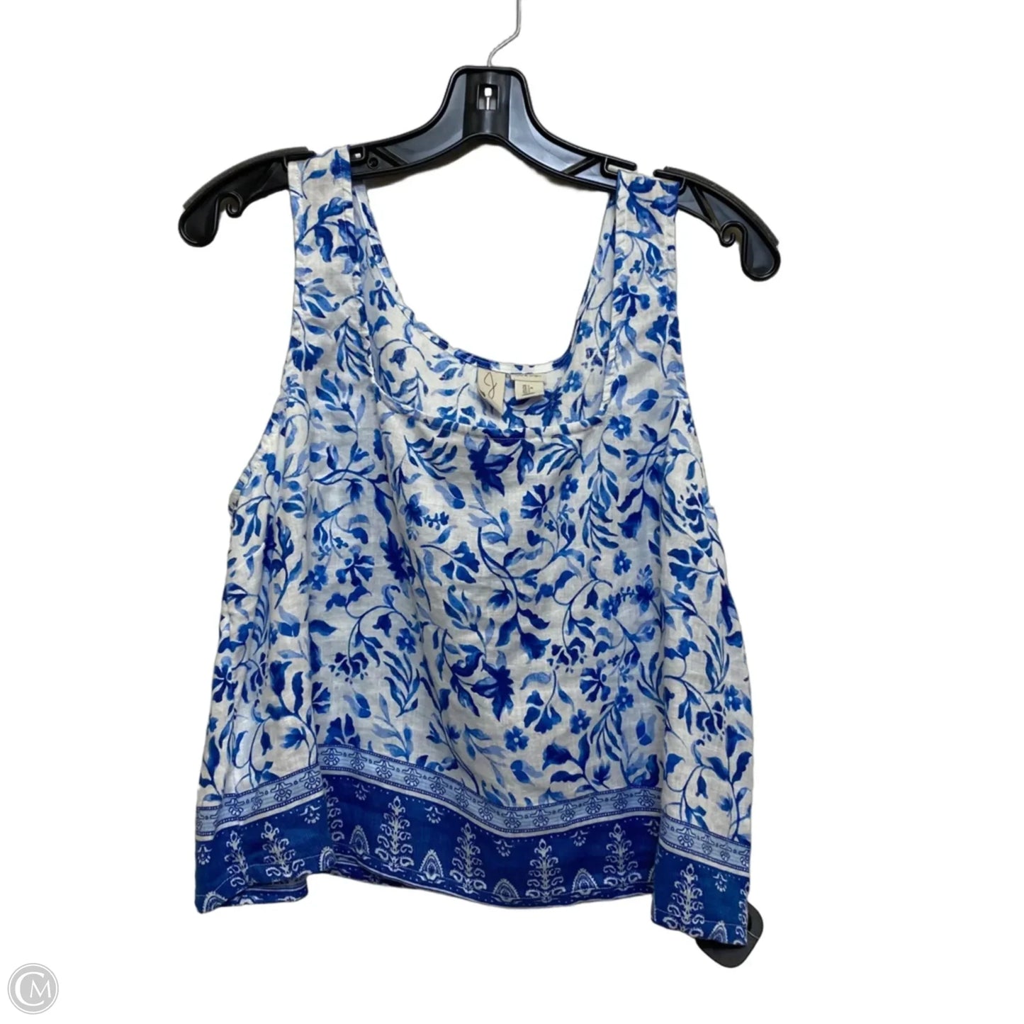 Top Sleeveless By Joie In Blue, Size: L