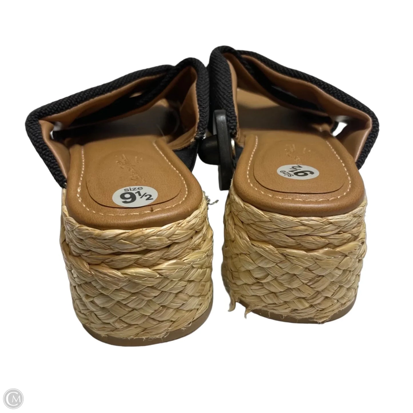 Sandals Heels Platform By Universal Thread In Black, Size: 9.5