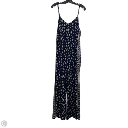 Jumpsuit By Cato In Blue & Cream, Size: Xl