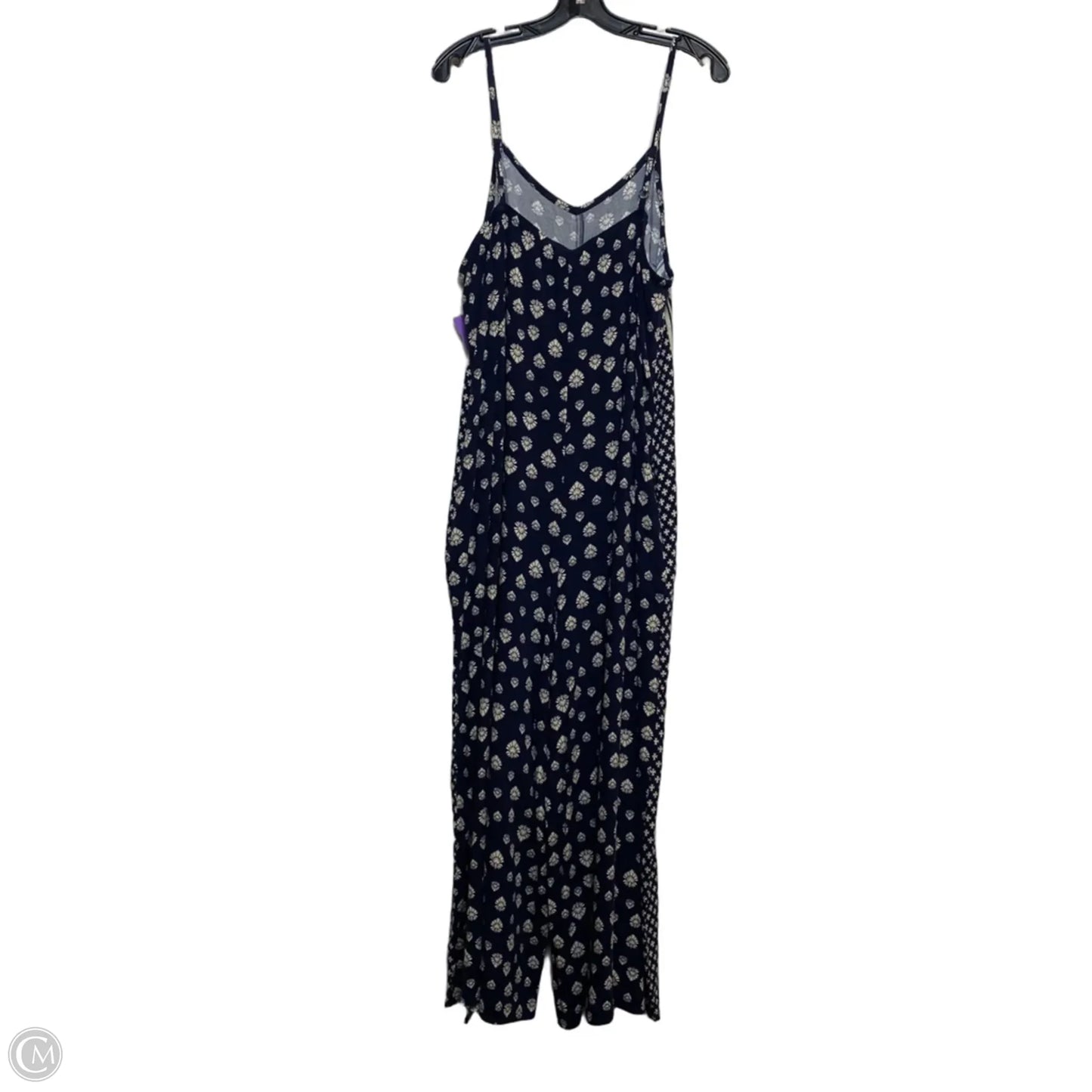 Jumpsuit By Cato In Blue & Cream, Size: Xl