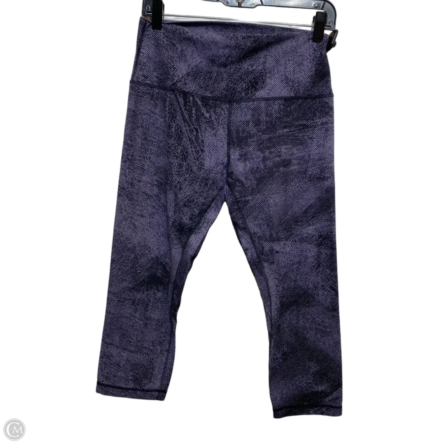 Athletic Capris By Lululemon In Purple, Size: M