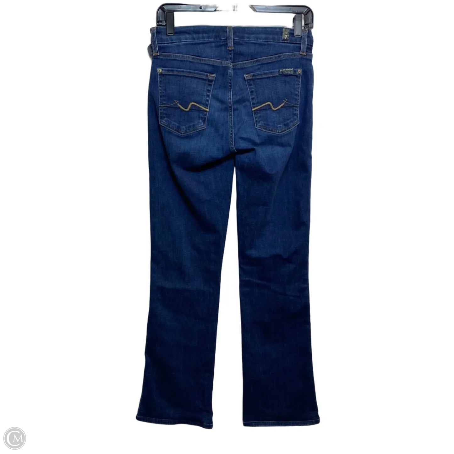 Jeans Designer By 7 For All Mankind In Blue Denim, Size: 8