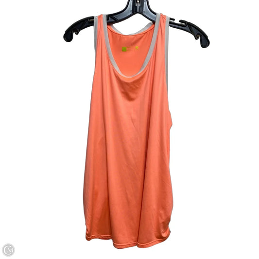 Athletic Tank Top By Xersion In Orange, Size: L