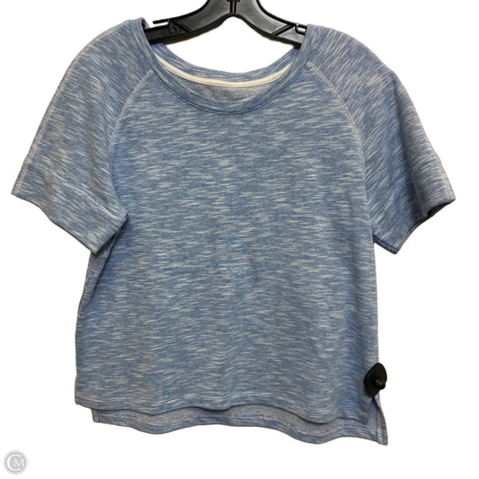 Top Short Sleeve By Philosophy In Blue, Size: L