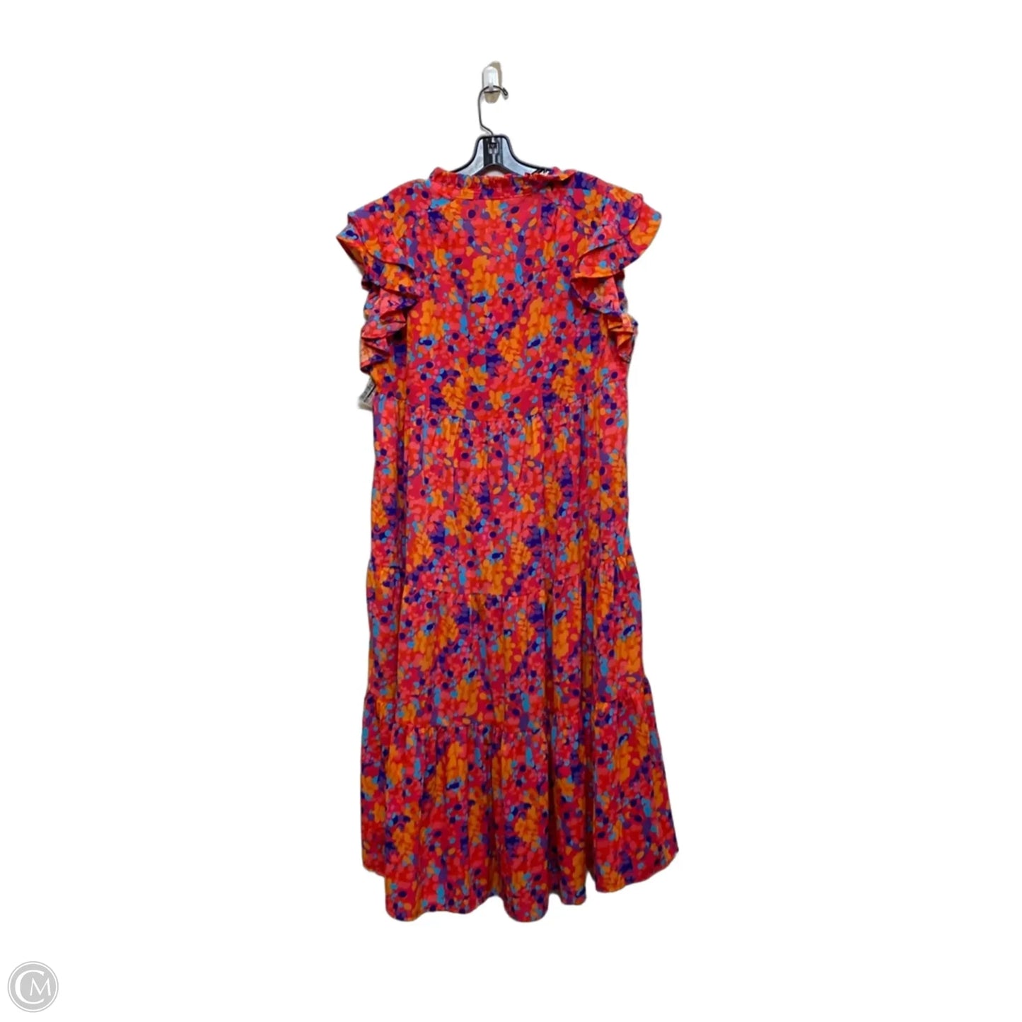 Dress Casual Maxi By Umgee In Blue & Pink, Size: L