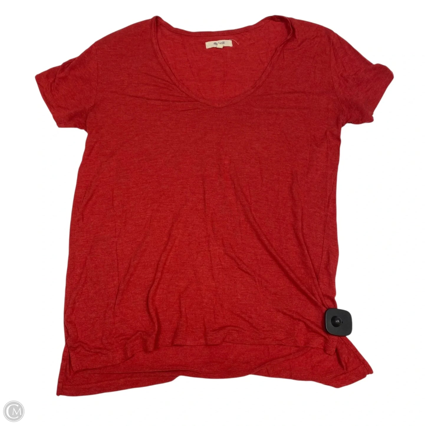 Top Short Sleeve By Madewell In Red, Size: M