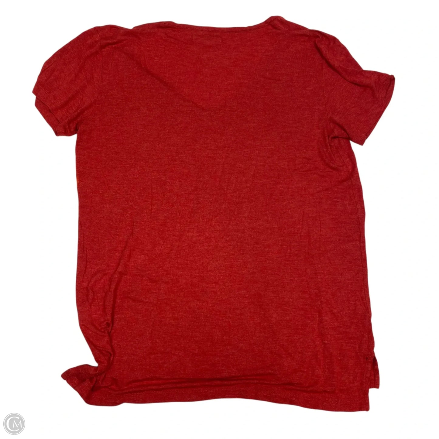 Top Short Sleeve By Madewell In Red, Size: M