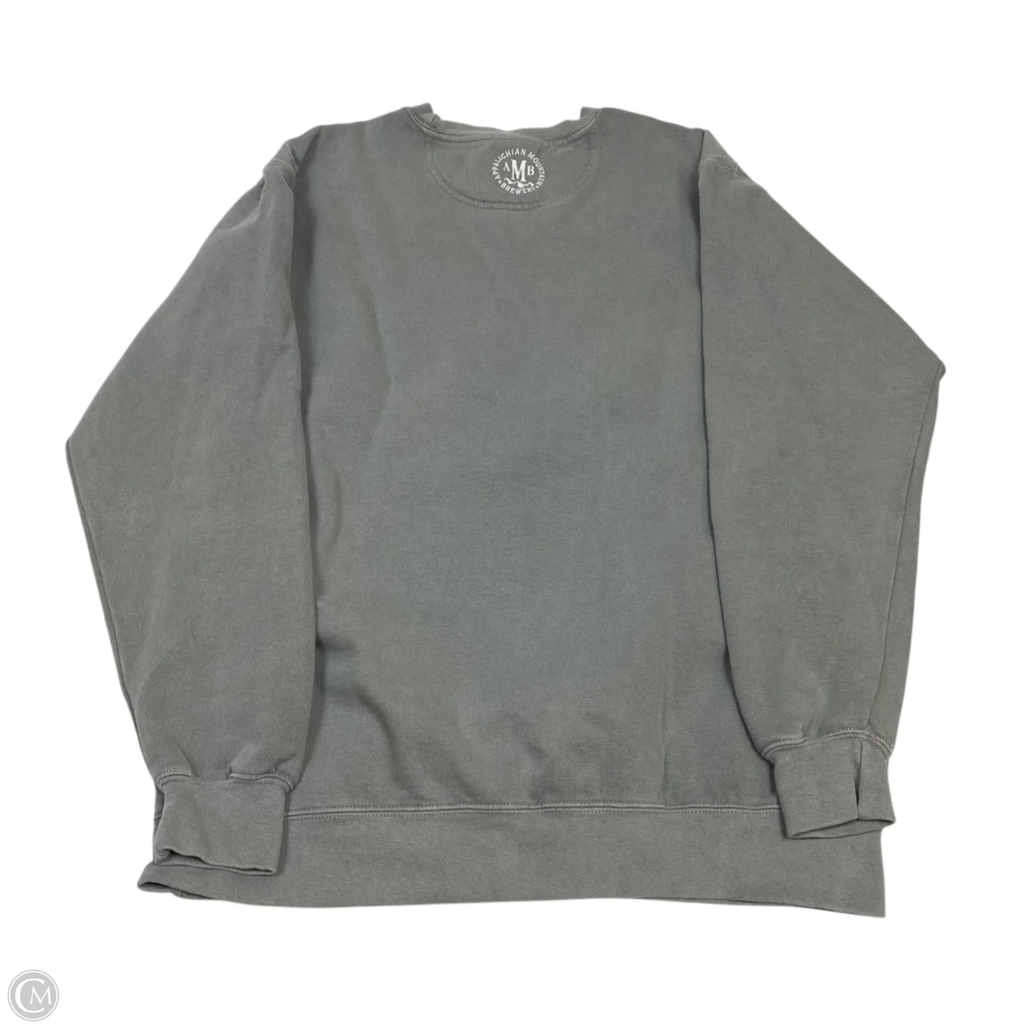 Sweatshirt Crewneck By Comfort Colors In Grey, Size: M