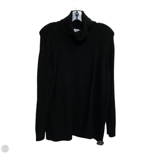Sweater By Calvin Klein In Black, Size: Xl