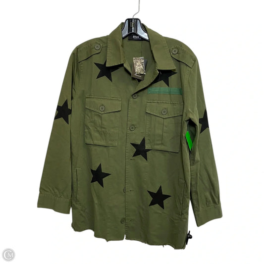 Jacket Shirt By Blue B In Green, Size: L