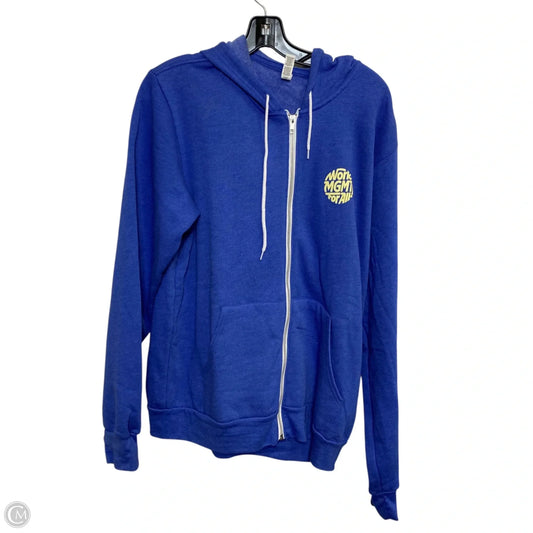 Jacket Other By Bella + Canvas In Blue, Size: L