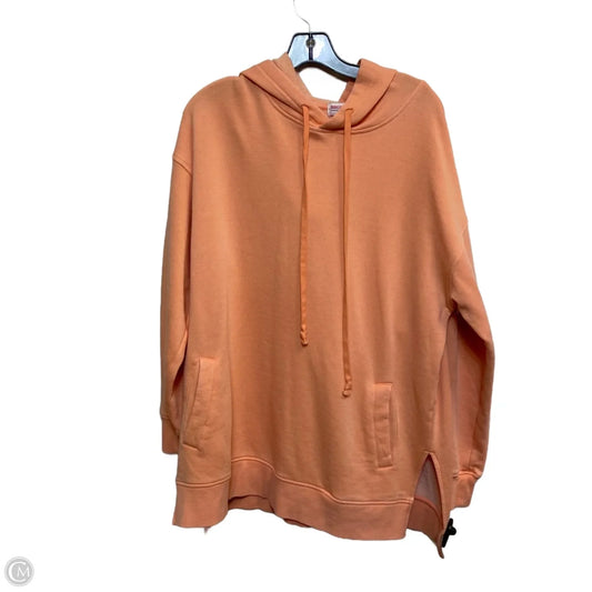 Sweatshirt Hoodie By Discount Divas In Orange, Size: L