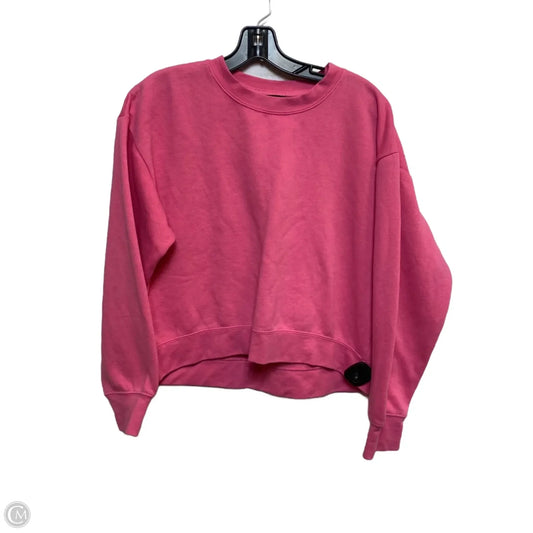 Sweatshirt Crewneck By Zara In Pink, Size: M