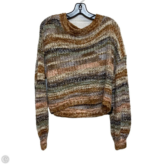 Sweater By Fct In Brown, Size: Xl