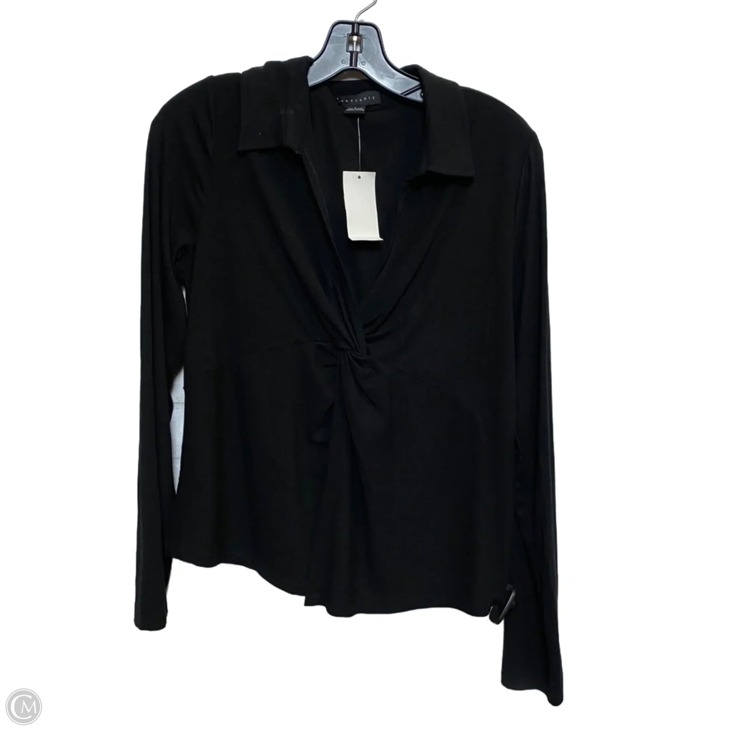 Top Long Sleeve By Sanctuary In Black, Size: L