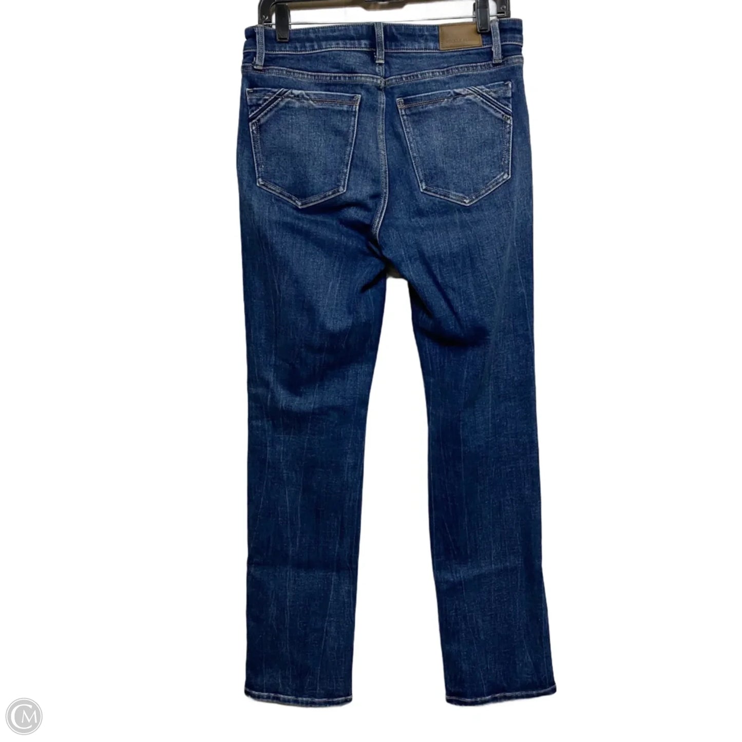 Jeans Straight By Buckle Black In Blue Denim, Size: 6