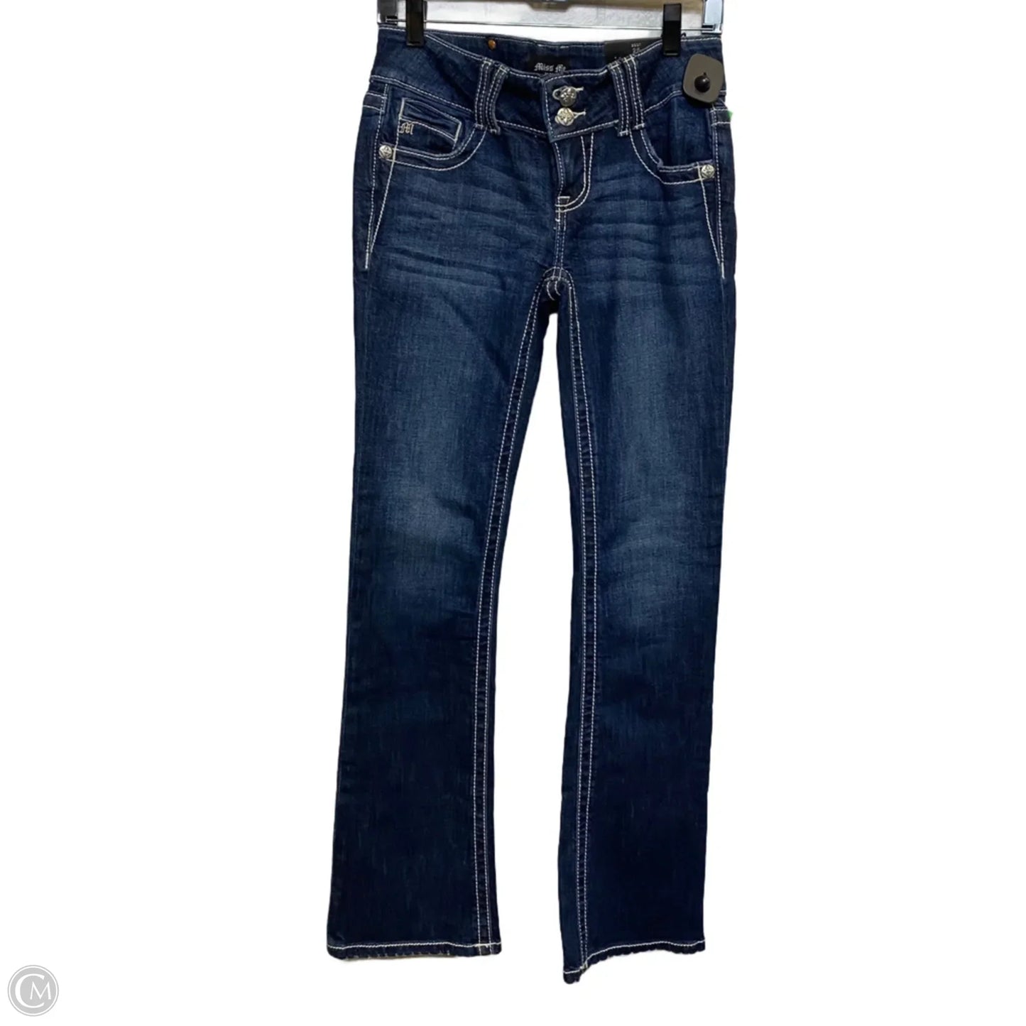 Jeans Boot Cut By Miss Me In Blue Denim, Size: 2