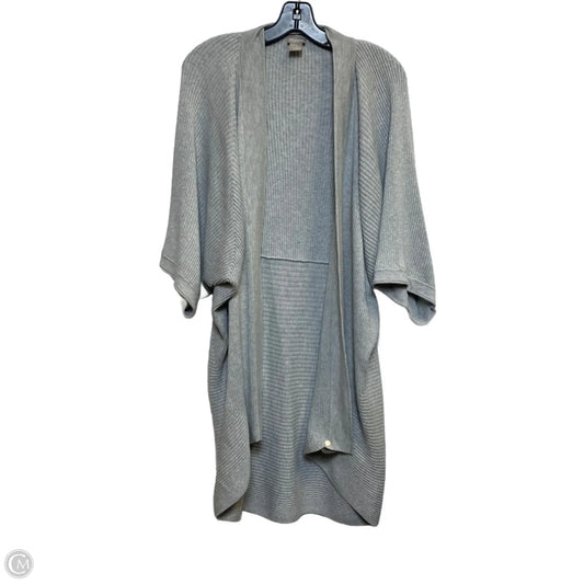 Sweater Cardigan By Chicos In Grey, Size: L