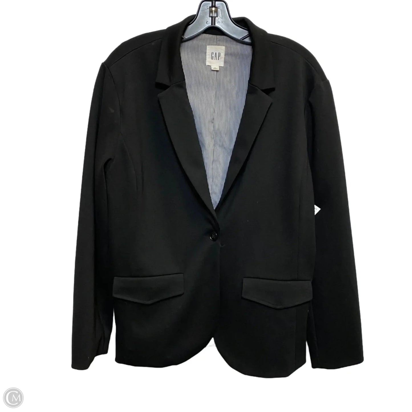 Blazer By Gap In Black, Size: 18