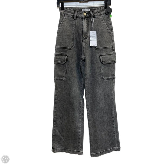 Jeans Skinny By Ettelo In Grey Denim, Size: 4