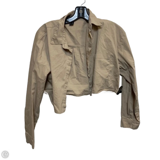 Top Long Sleeve By Forever 21 In Brown, Size: M