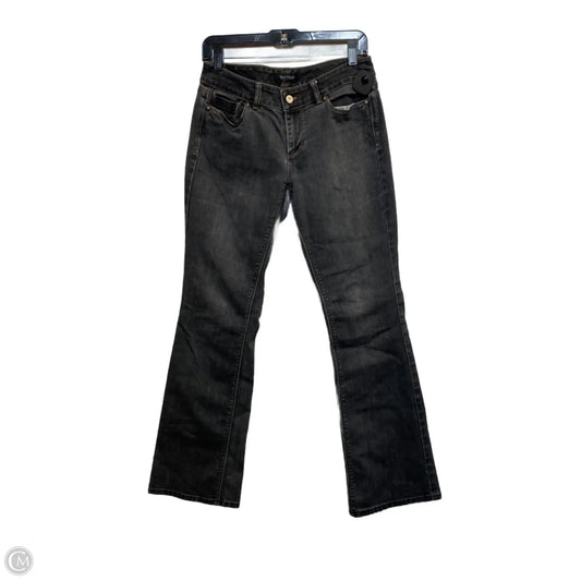 Jeans Straight By White House Black Market In Grey Denim, Size: 8