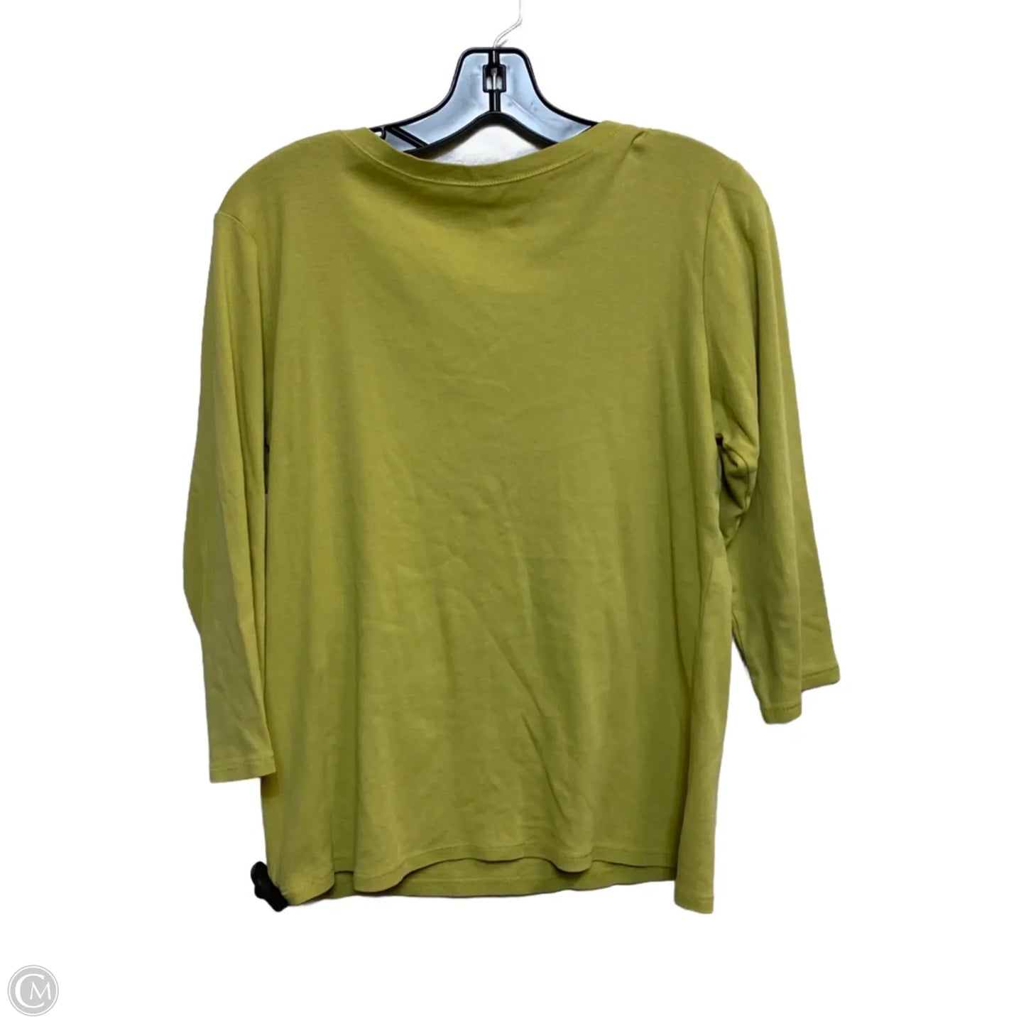 Top Long Sleeve By J. Jill In Yellow, Size: Mp