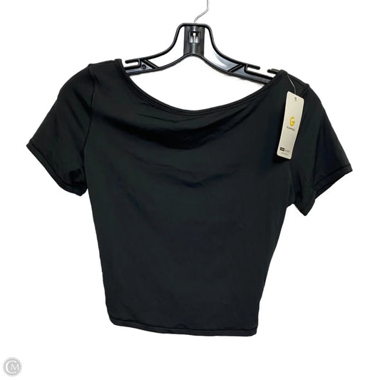 Athletic Top Short Sleeve By Glow Mode In Black, Size: L