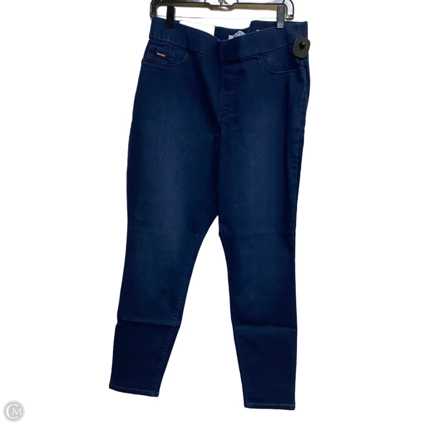 Jeans Skinny By Nine West In Blue Denim, Size: 16