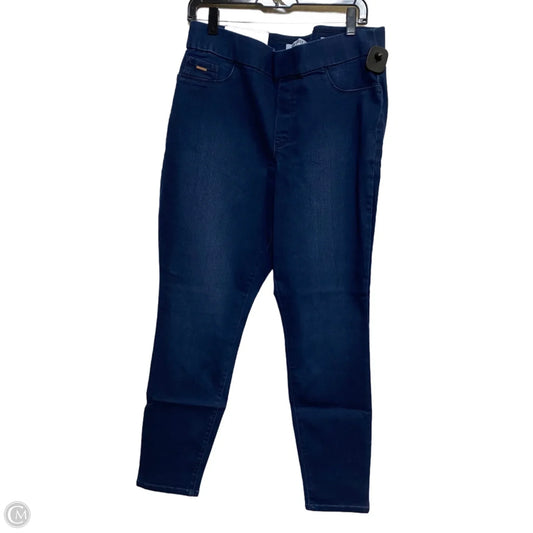Jeans Skinny By Nine West In Blue Denim, Size: 16