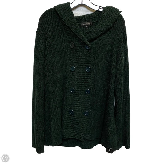 Sweater By Carol Rose In Green, Size: 2x