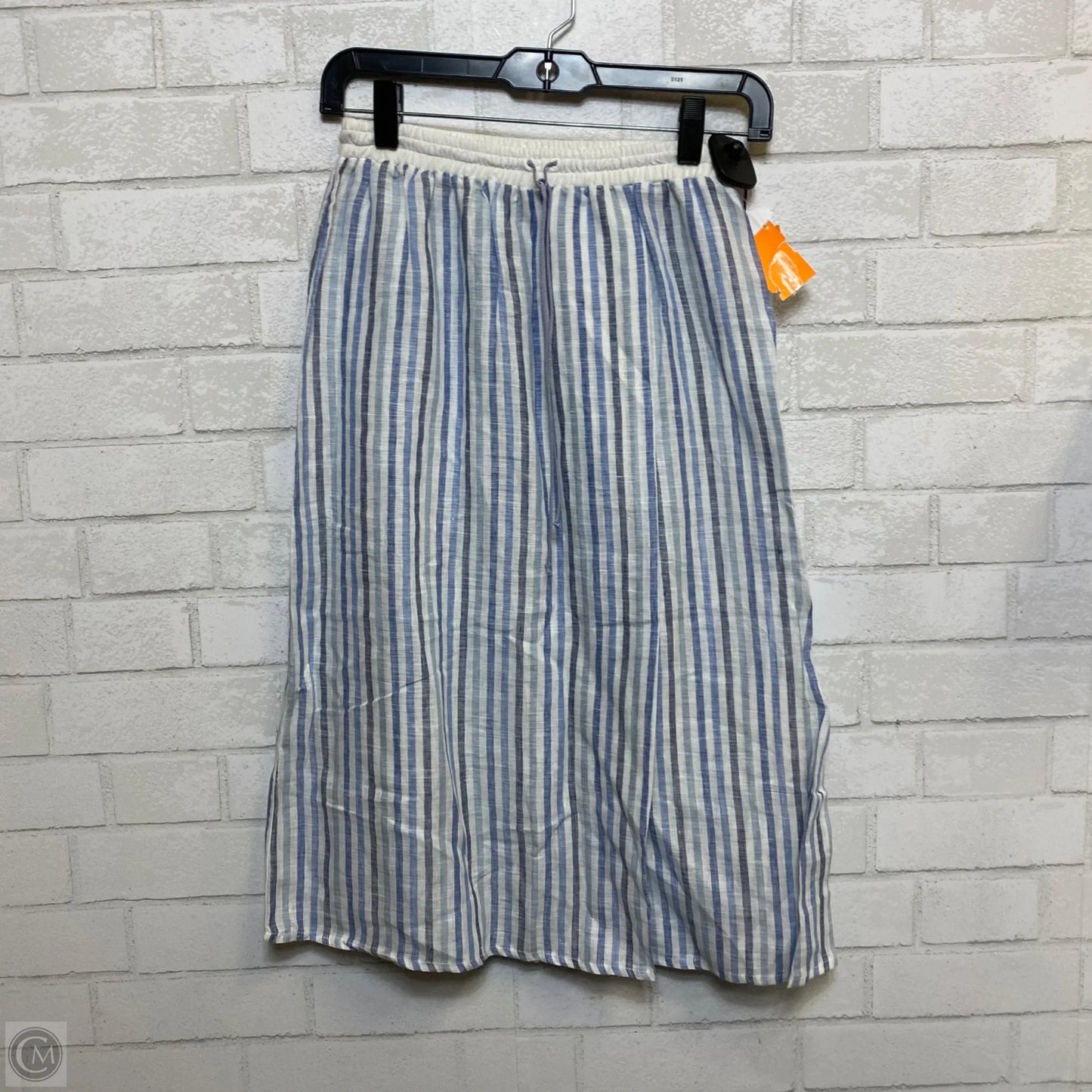 Skirt Midi By Sita Murt In Blue & White, Size: S