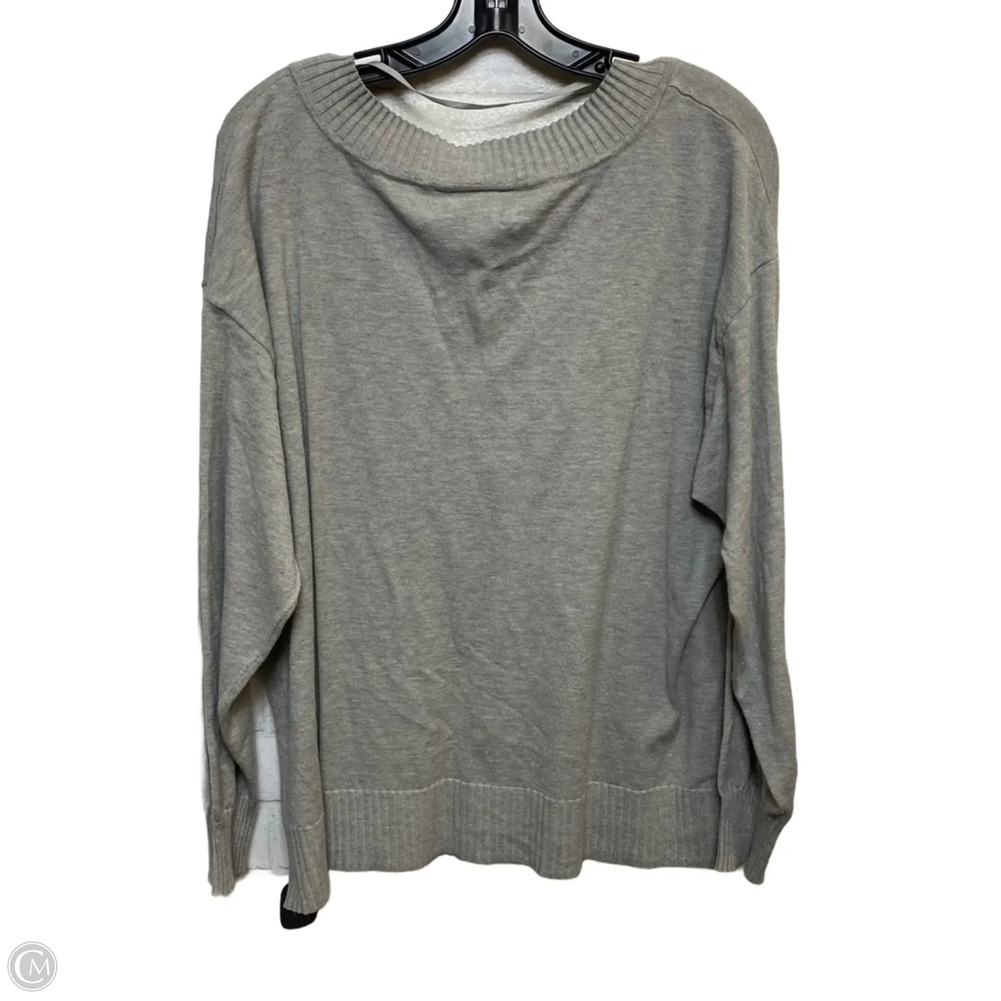 Sweater By Lane Bryant In Grey, Size: 3x