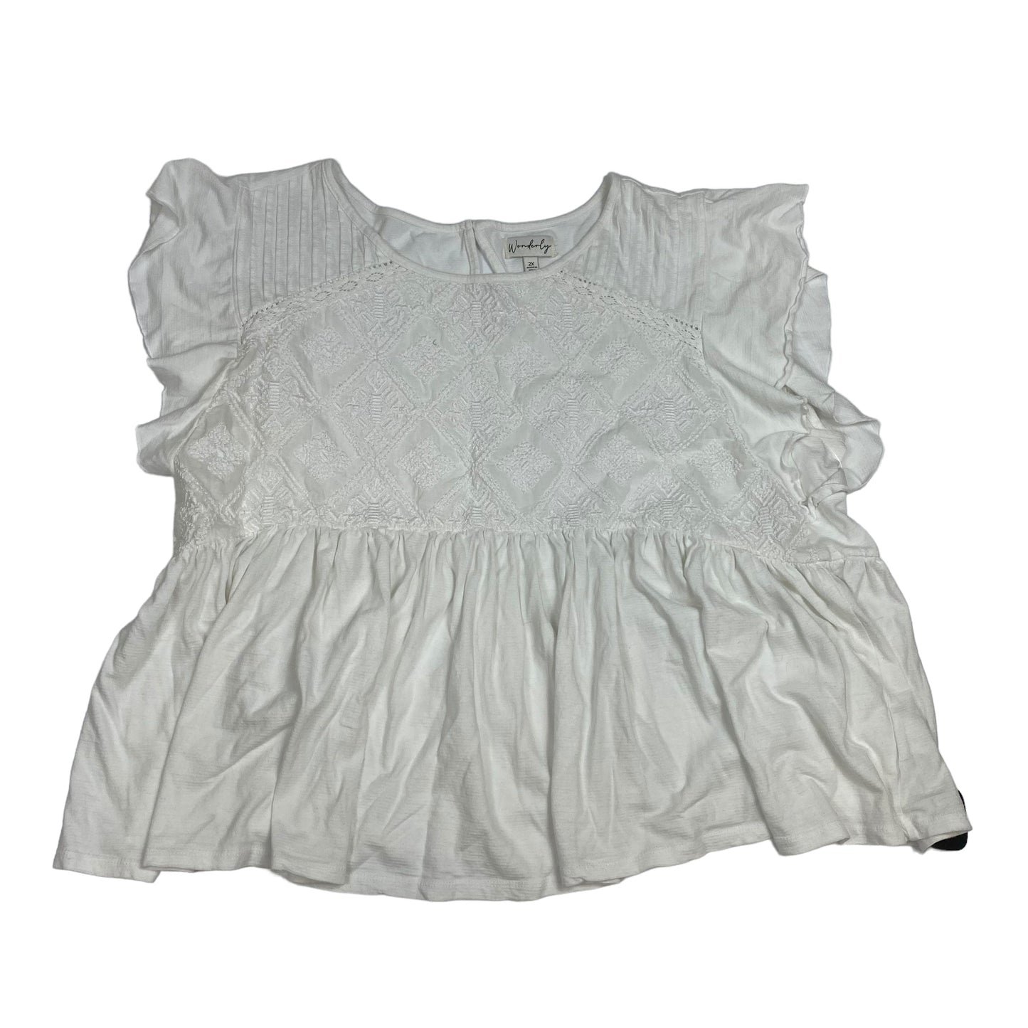 Top Short Sleeve By Wonderly  Size: 2x