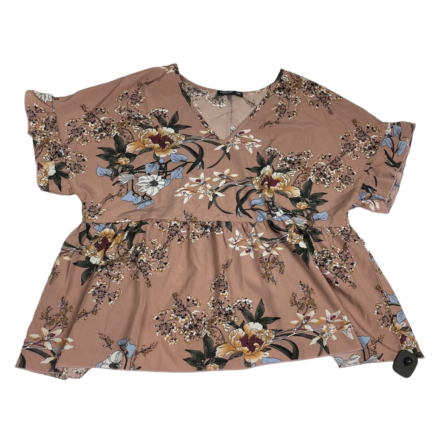 Top Short Sleeve By Shein  Size: 2x