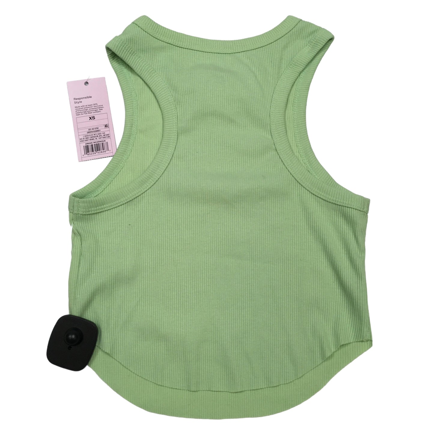 Green Top Sleeveless Wild Fable, Size Xs