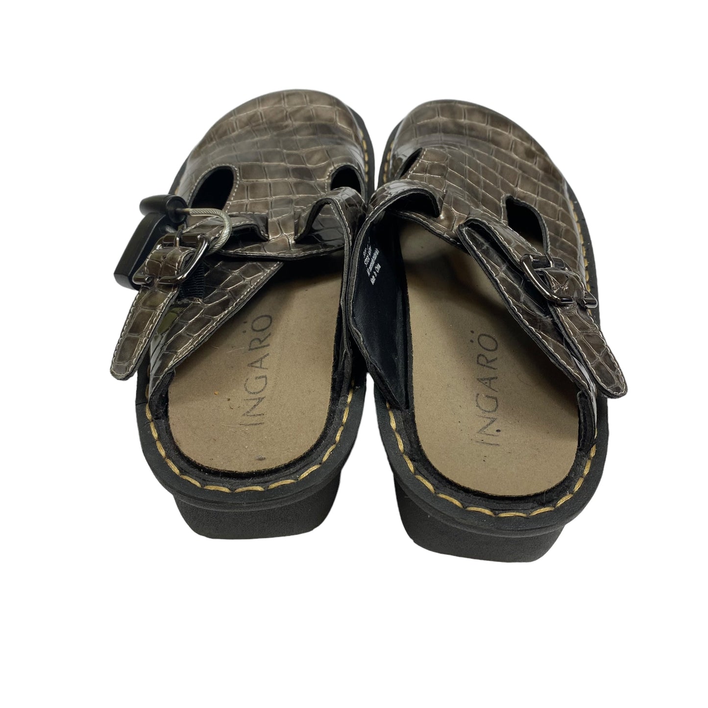 Brown Shoes Flats Ingaro, Size 8