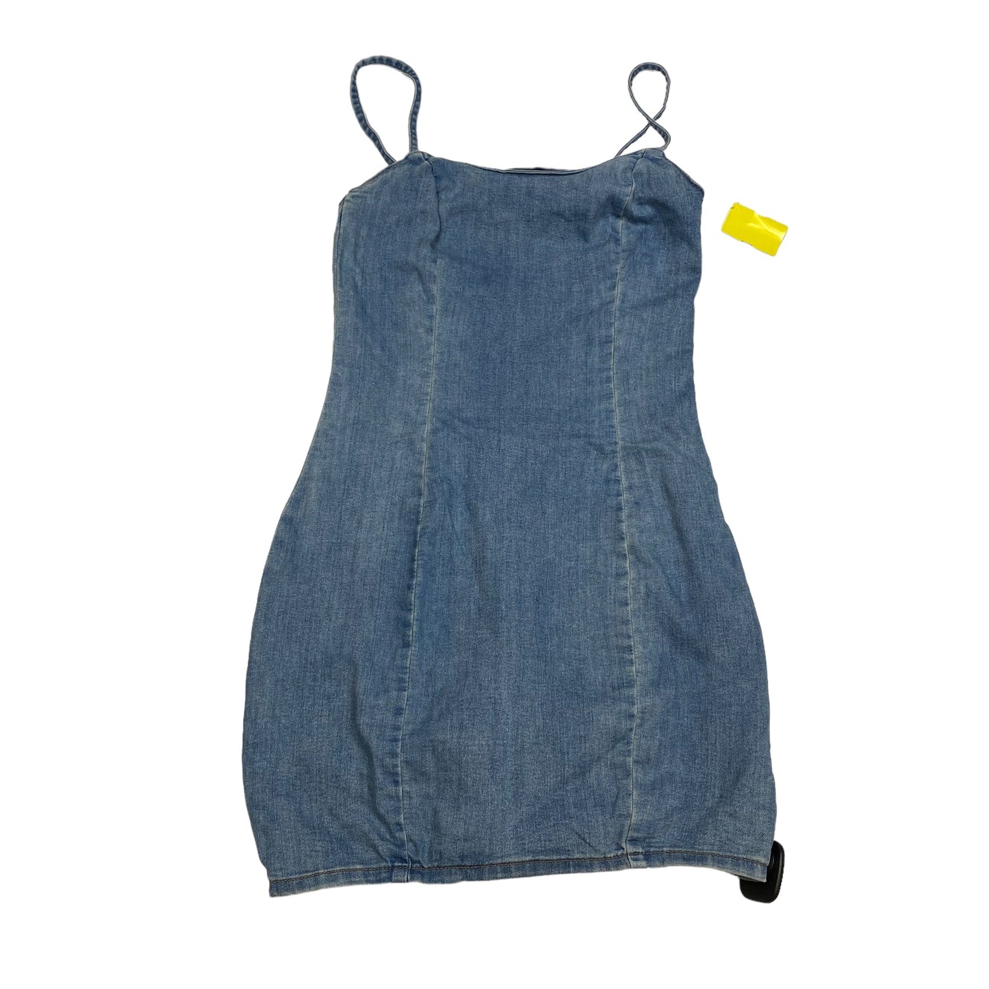 Blue Denim Dress Casual Short Divided, Size S