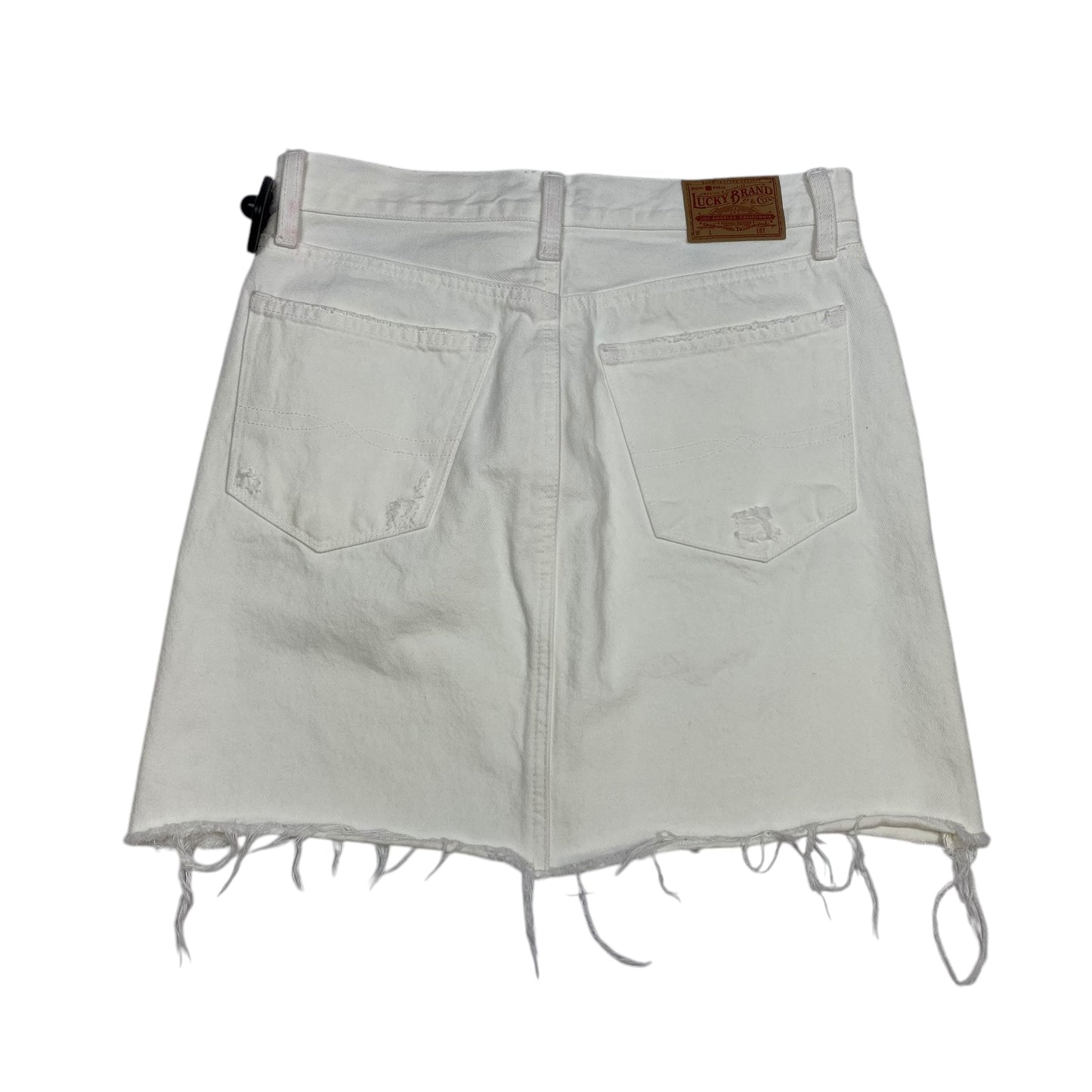 Skirt Mini & Short By Lucky Brand In White, Size: 0